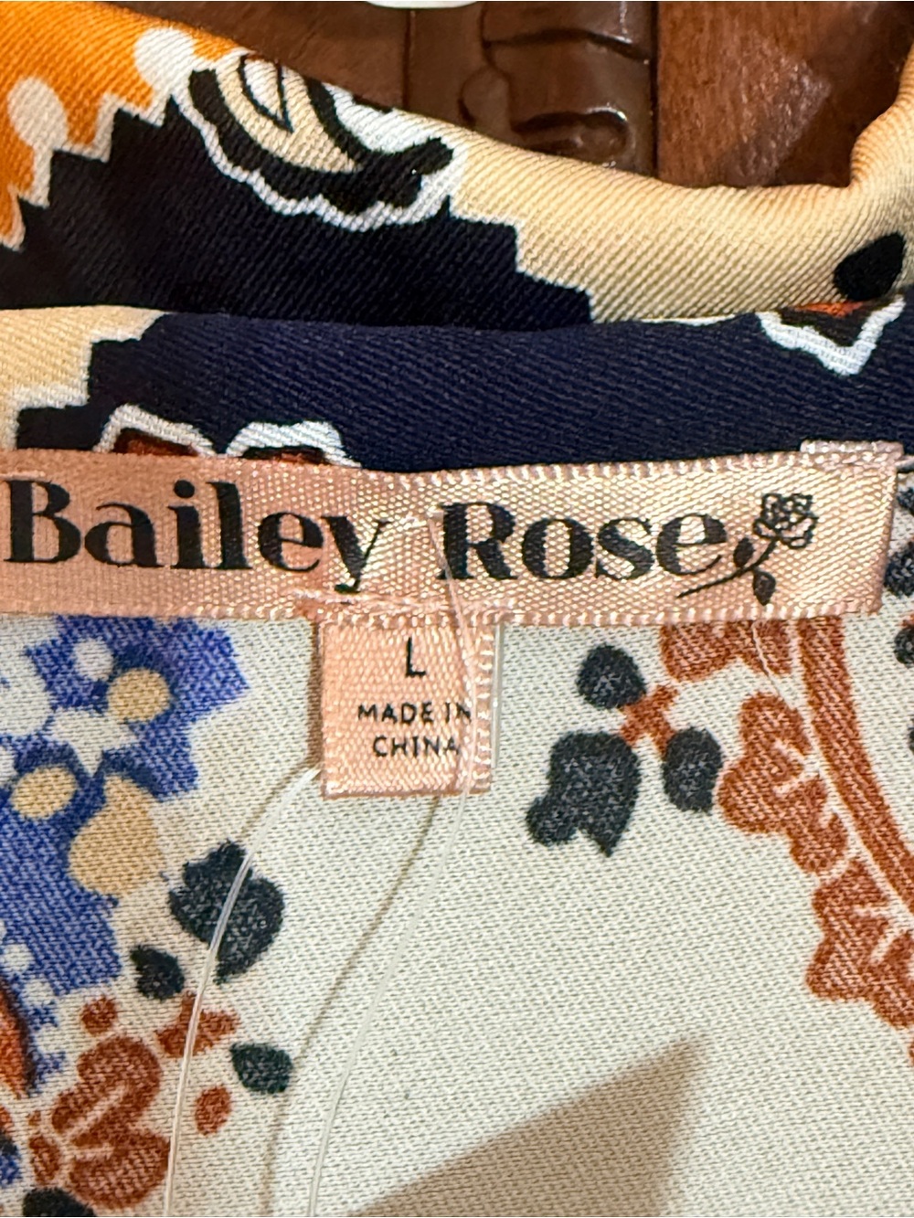 Bailey Rose Paisley Patchwork
2-Piece Set high low blouse 
MSRP $120 NWT LG - Picture 3 of 17
